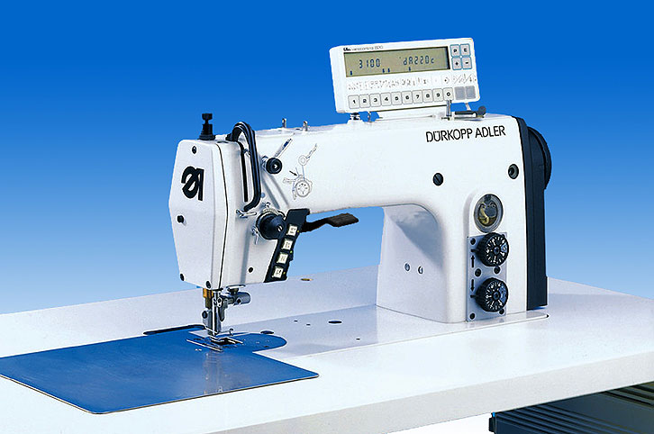 Doublelockstitch  machine with needle feed and edge trimmer